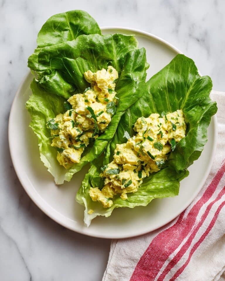 Egg Salad Lettuce Boats Recipe