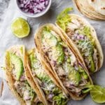 Salsa Verde Chicken Tacos Recipe