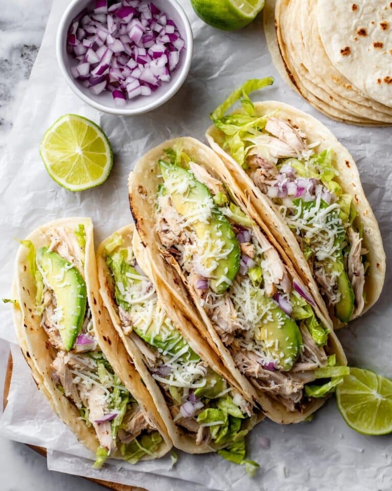 Salsa Verde Chicken Tacos Recipe