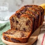Chocolate Chunk Banana Bread Recipe