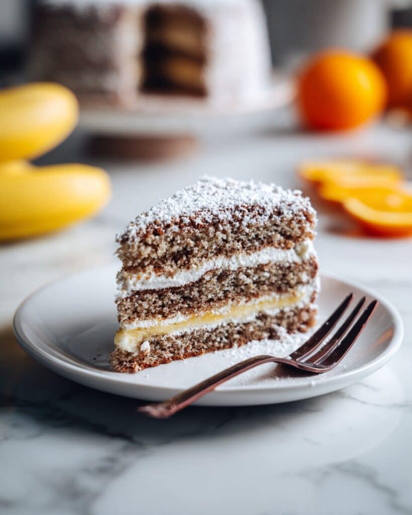 Banana Coffee Cake with Cinnamon Streusel and Glaze Recipe