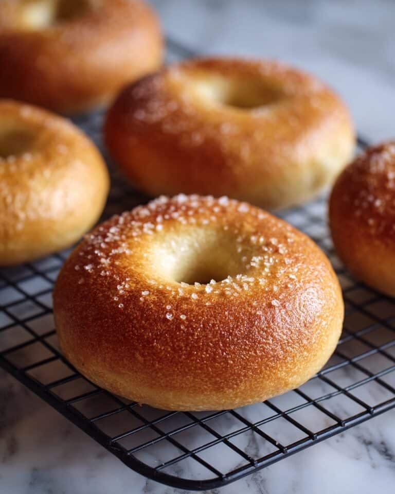 Salted Rosemary Wheat Bagels Recipe