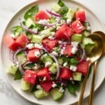 Watermelon Basil Salad Recipe