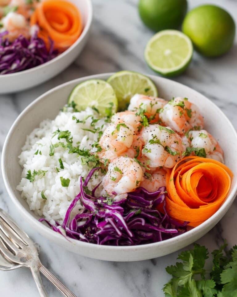 Easy Cilantro Lime Shrimp Bowl Recipe