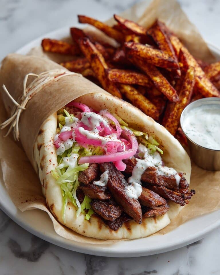 Sheet Pan Chicken Gyros with Feta Tzatziki Recipe
