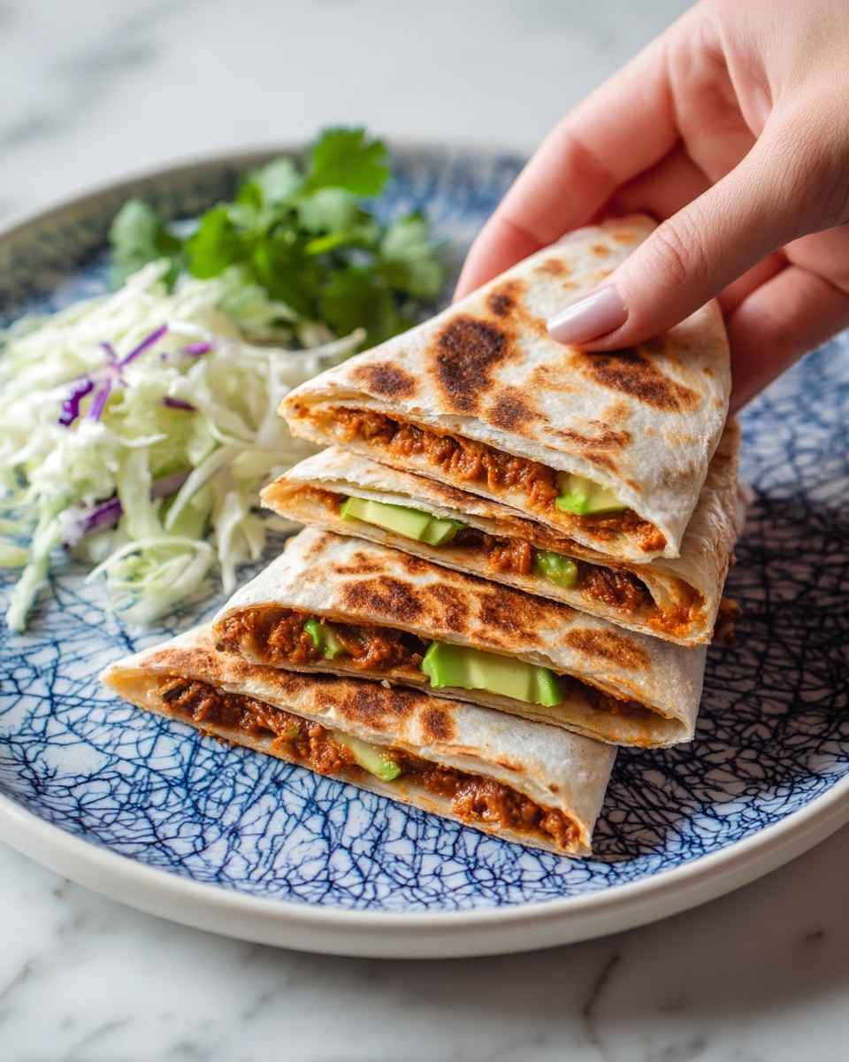 Egg and Kimchi Quesadilla Recipe