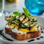 Grilled Zucchini Caprese Sandwich Recipe