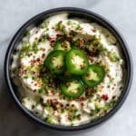 Spicy Roasted Jalapeño Cowboy Cream Cheese Dip Recipe Easy BBQ Swirl Snack Recipe