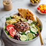 Mediterranean Burger Bowl Recipe