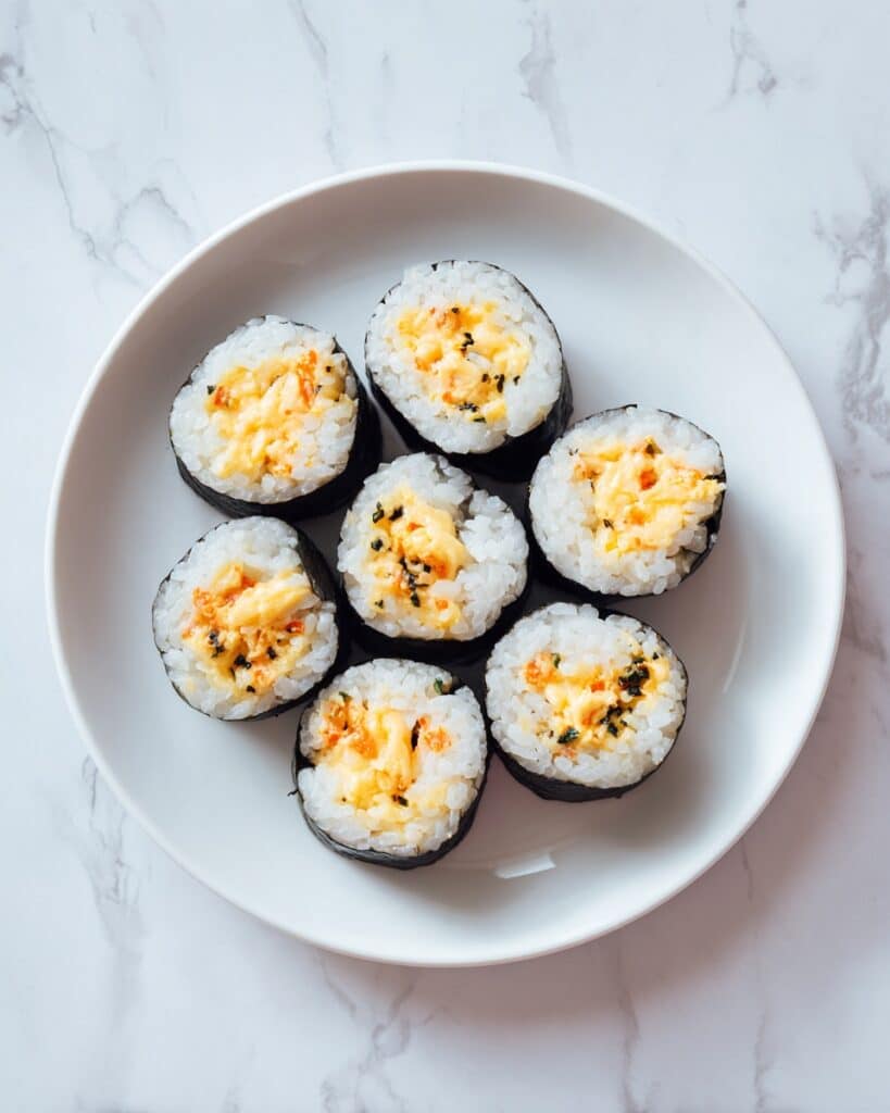 Korean Egg Roll Kimbap Recipe