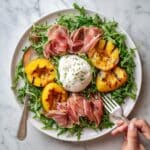 Grilled Peaches and Burrata Salad Recipe