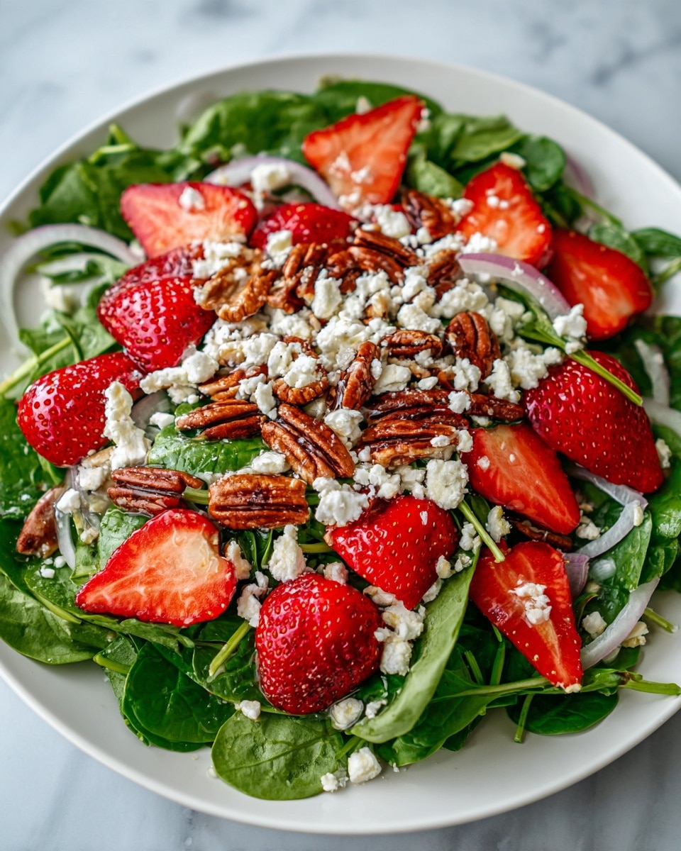 Goat Cheese Salad with Arugula and Strawberries Recipe