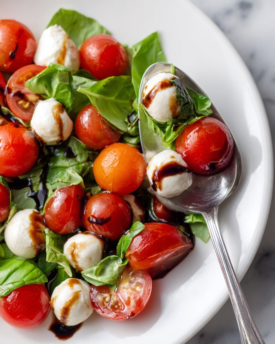 Caprese Cherry Tomato and Mozzarella Salad Recipe
