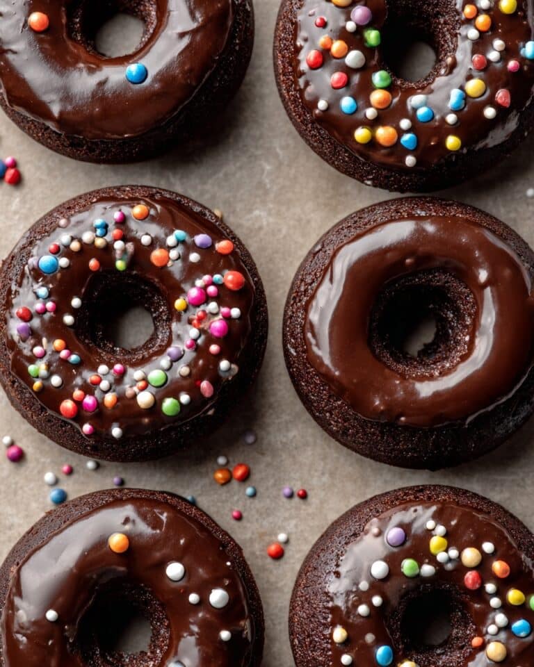 Chocolate Baked Donuts with Rich Chocolate Glaze Recipe