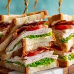 Big Turkey Club Sandwiches Recipe