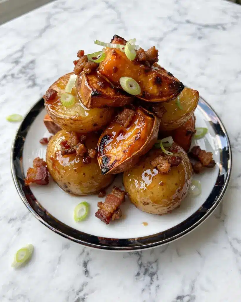 Glossy Japanese Pork and Potato (Nikujaga) Recipe